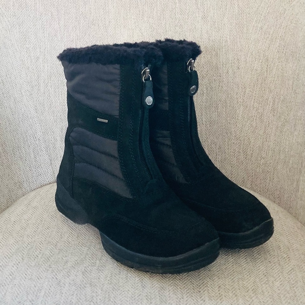 Geox Black Waterproof Snow Winter Boots